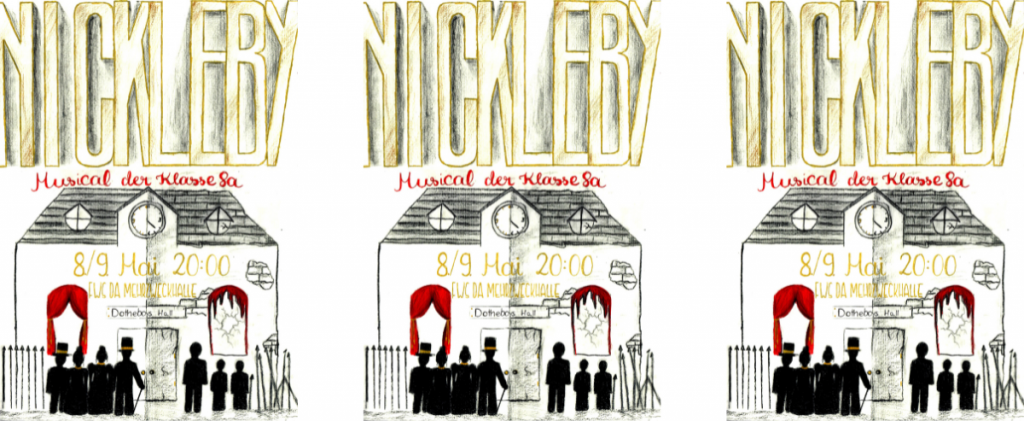 Einladung zum Musical der 8. Klasse Nickleby