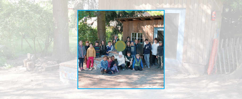 Bauepoche der Klasse 3b auf dem Lernort Oberfeld